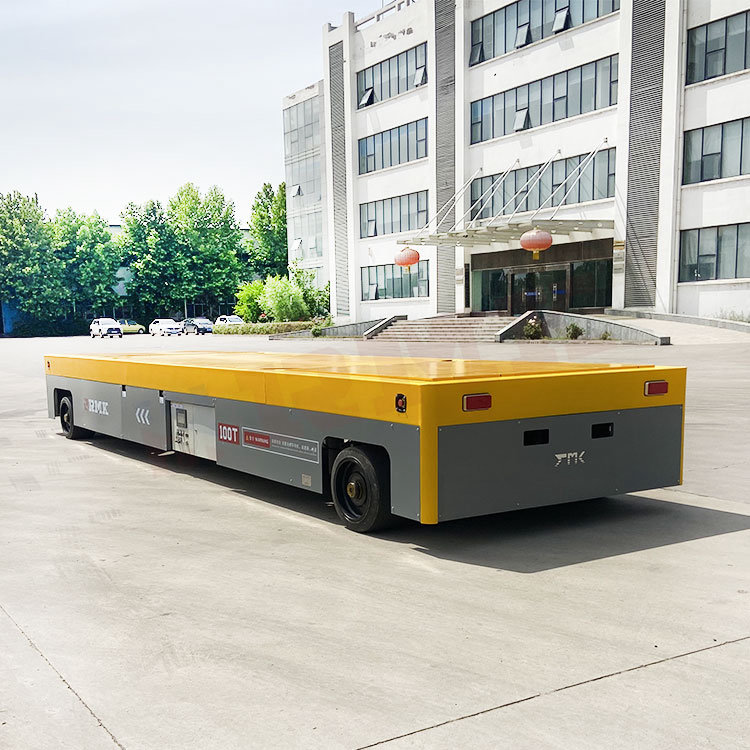 波蘭客戶定制 100噸+30噸無(wú)軌搬運(yùn)車 發(fā)車！